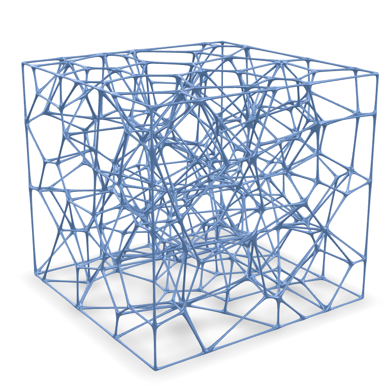 Three-dimensional polyhedral Voronoi computational grid